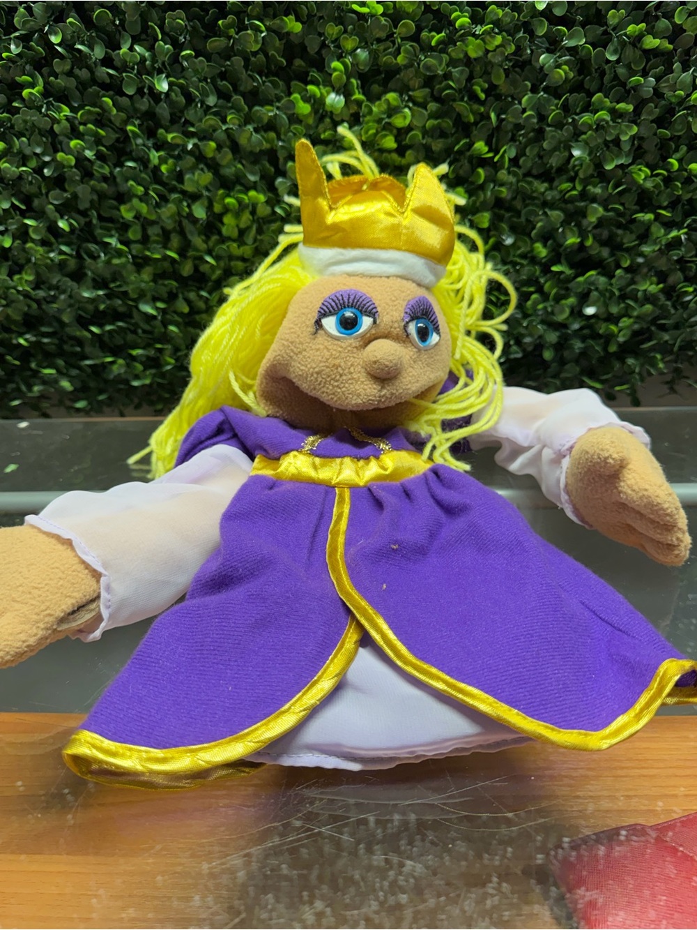 Melissa & Doug Purple Princess Doll with Gold Crown